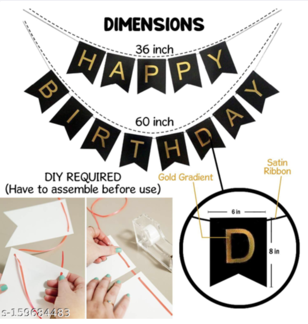 Happy Birthday Decoration Kit Combo - Image 4